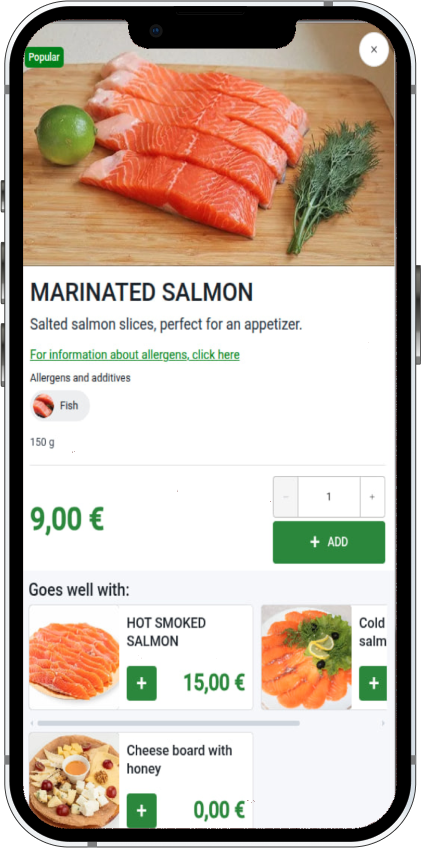 Онлайн-меню